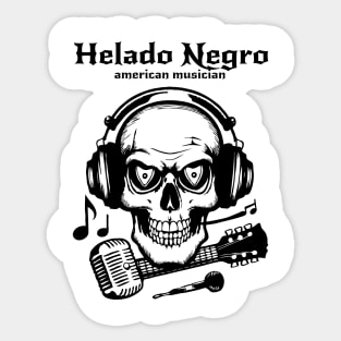 Helado Negro Sticker